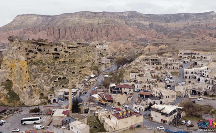 Cavusin village in Cappadocia, Turkey